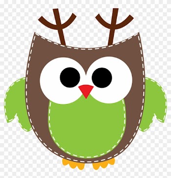 Holidays Owl Clip Art - Owl Border Clip Art