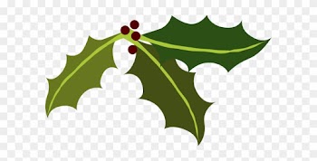 Holly Clip Art - Christmas Tree Decoratio Square Car Magnet 3" X 3"