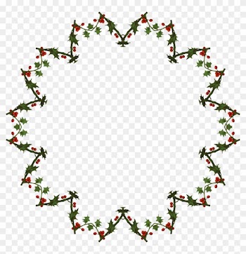 Holly Frame 6 - Rose