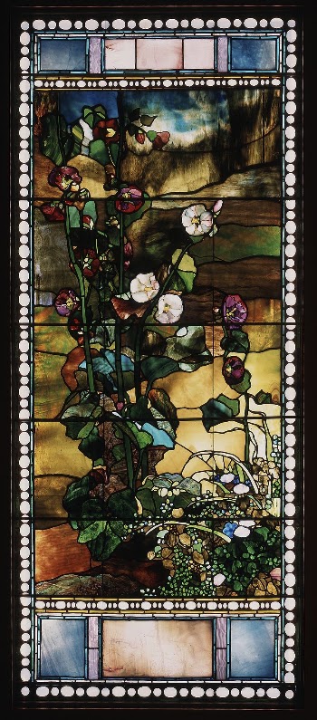 Hollyhocks, window from the Frederick | Free Photo - rawpixel