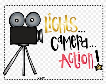 Hollywood Lights Clipart - Lights Camera Action Clipart
