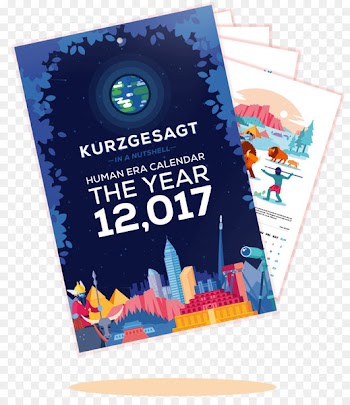 Holocene calendar Kurzgesagt – In a Nutshell Era Tattoo - Calendar Sticker 