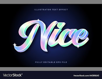 hologram text effect