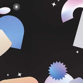 Holographic frame background, geometric shapes | Free PSD - rawpixel