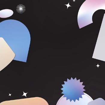 Holographic frame background, geometric shapes | Free Vector - rawpixel
