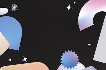 Holographic frame background, geometric shapes | Free Vector - rawpixel