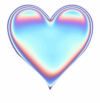 Holographic Heart Png - Holographic Heart Transparent Background ...