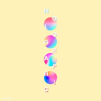Holographic illustration | Free stock vector - 557554