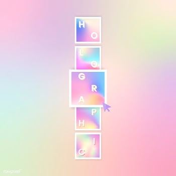 Holographic illustration | Free stock vector - 557557
