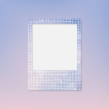 Holographic Instant photo frame, grid | Free Vector - rawpixel