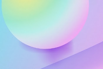 Holographic pastel background, rainbow 3D | Free PSD - rawpixel