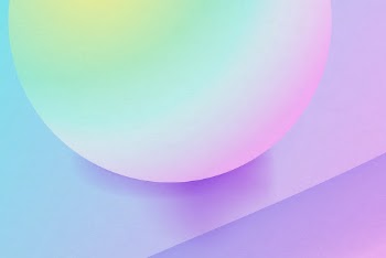 Holographic pastel background, rainbow 3D | Free Vector - rawpixel