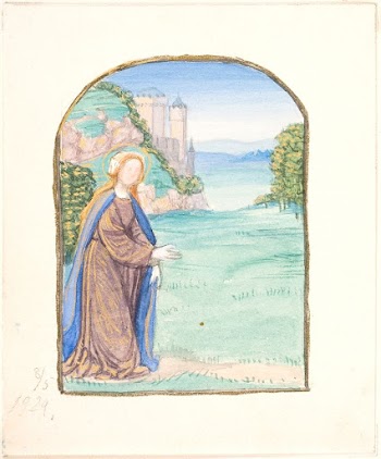 Holy woman in a landscape | Free Photo - rawpixel