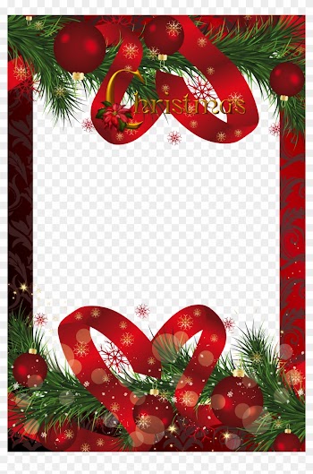Holydays Clipart Frame - Red Christmas Frames Png
