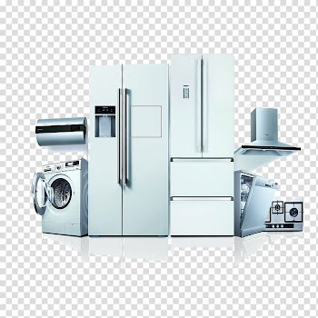 Home appliance Machine Electric motor Bearing, Refrigerator appliance collection transparent background PNG clipart