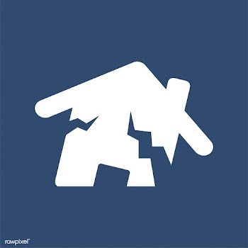 Home being damaged by diaster illustration | Free stock vector - 457732