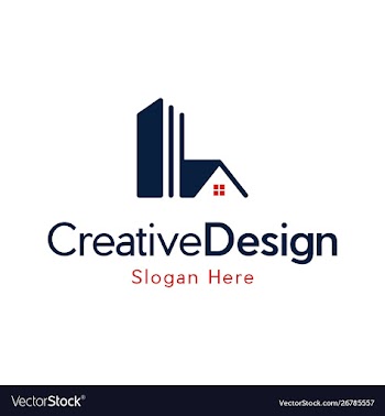 Home building architecture creative business logo vector image