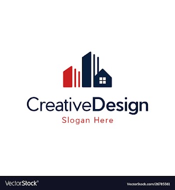 Home building architecture creative business logo vector image