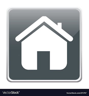 Home button vector image
