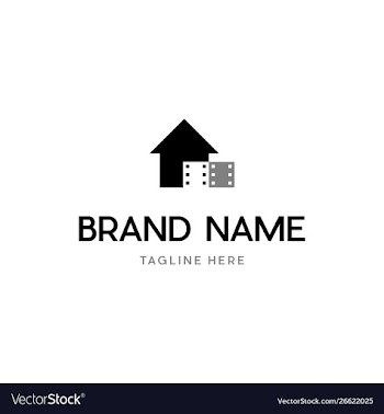 Home cinema film logo design vector image