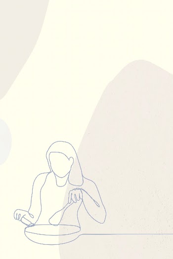 Home cooking background, simple line | Free Vector - rawpixel