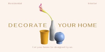 Home decoration Twitter post template, | Free PSD Template - rawpixel