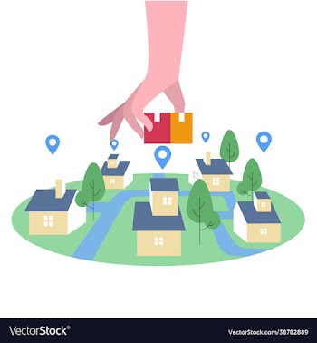 home delivery concept