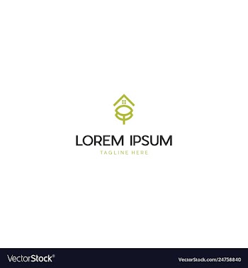 Home ecology creative business logo design vector image