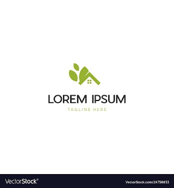 Home ecology creative business logo design vector image