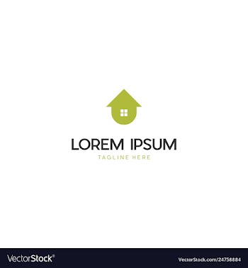 Home ecology creative business logo design vector image