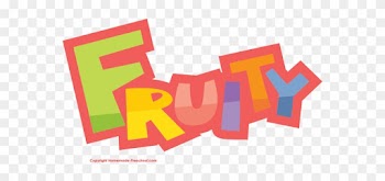 Home Free Clipart Fruit Fruity Word - Fruit Word Png