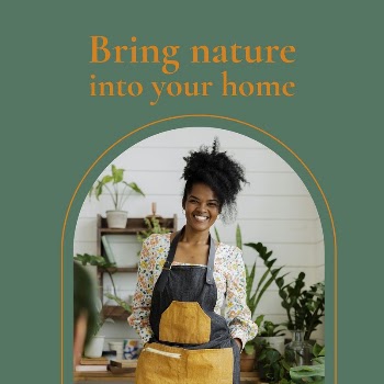 Home garden Instagram post template, | Free Vector Template - rawpixel