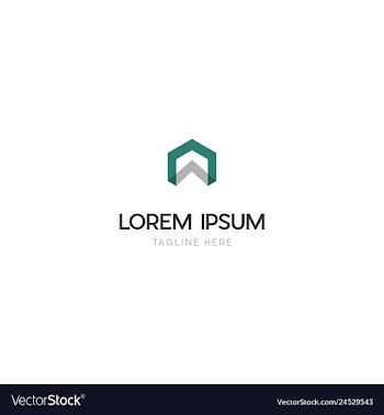 Home hexagon creative business logo design vector image