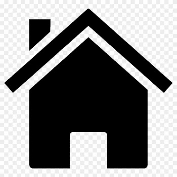 Home House Silhouette Icon Building - Transparent Background Home Icon