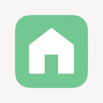 Home icon, flat graphic psd | Free Icons - rawpixel