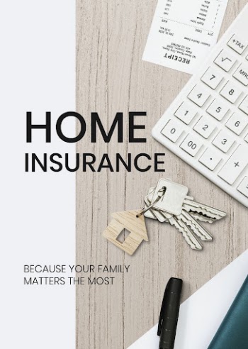 Home insurance, editable poster template | Free Vector Template - rawpixel