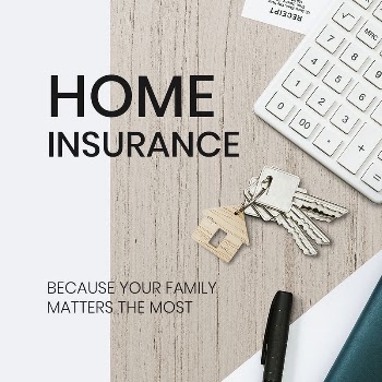 Home insurance Instagram post template, | Free PSD Template - rawpixel