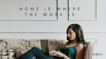 Home is where the work is during coronavirus pandemic social template .. | Free  illustration - 2310300