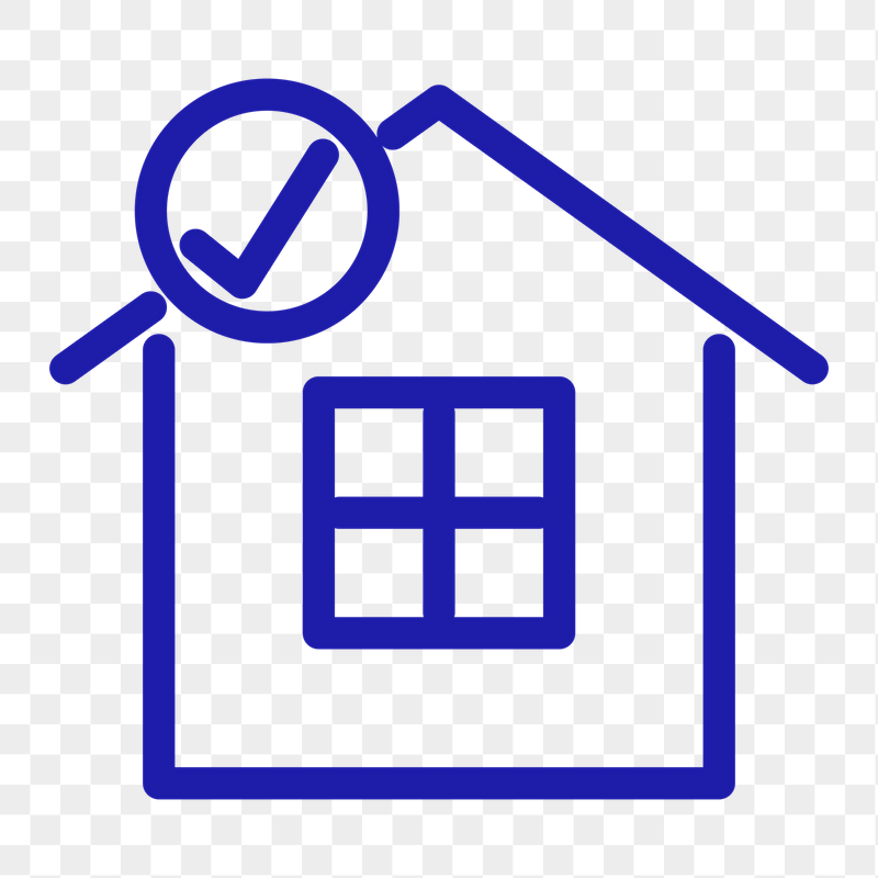 Home isolation icon png sticker, | Free Icons - rawpixel