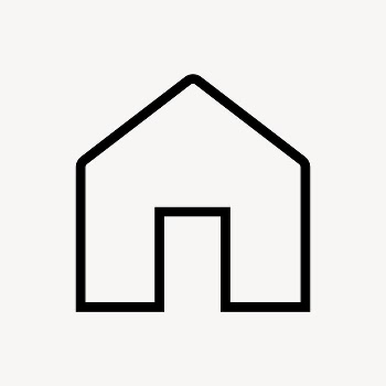 Home line icon, minimal design | Free Icons - rawpixel