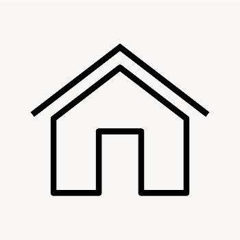 Home line icon, minimal design | Free Icons - rawpixel