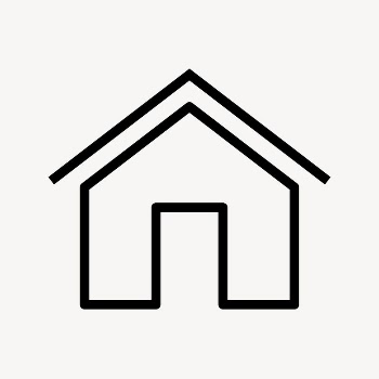 Home line icon, minimal design | Free Icons - rawpixel