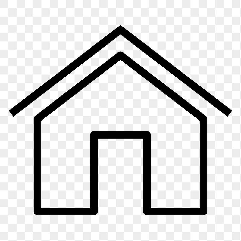 Home line png icon sticker, | Free Icons - rawpixel