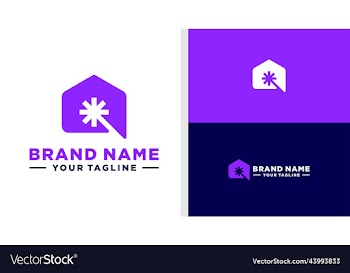 home logo bubble chat award editable