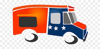 Home, Motorhome, Vehicle, Camper, Driving, Car - Food Truck Clipart Free