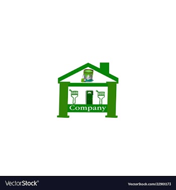 Home painting logo vector image