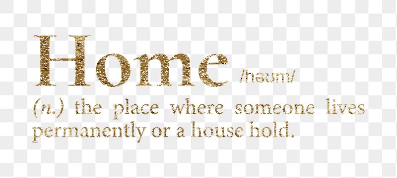 Home png dictionary word sticker, | Free PNG - rawpixel