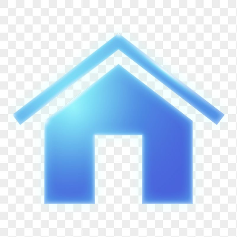 Home png icon sticker, neon | Free Icons - rawpixel