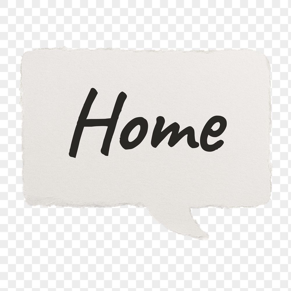 Home png typography sticker, mortgage | Free PNG - rawpixel