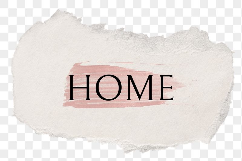 Home png word sticker typography, | Free PNG - rawpixel